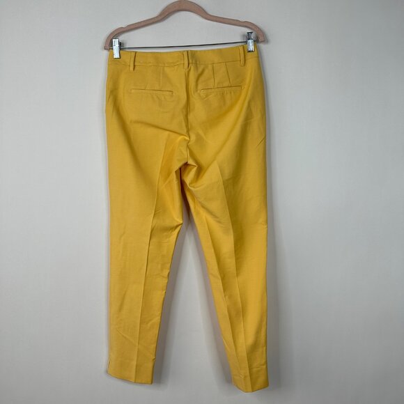 2/$30 White House Black Market Slim Ankle Pants Yellow 4 #A0721 - Picture 4 of 9